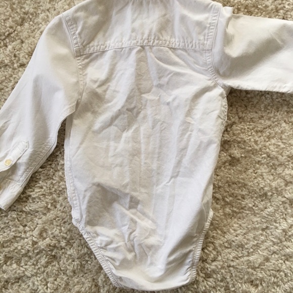 Carters white button down bodysuit - Picture 5 of 5